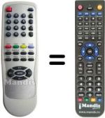 Replacement remote control Amstrad WJF1456